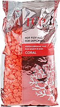Воск для депиляции пленочный в гранулах топ-формула "Коралл" - Italwax Top Formula Coral — фото N2