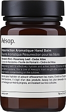 Духи, Парфюмерия, косметика Увлажняющий бальзам для рук - Aesop Resurrection Aromatique Hand Balm