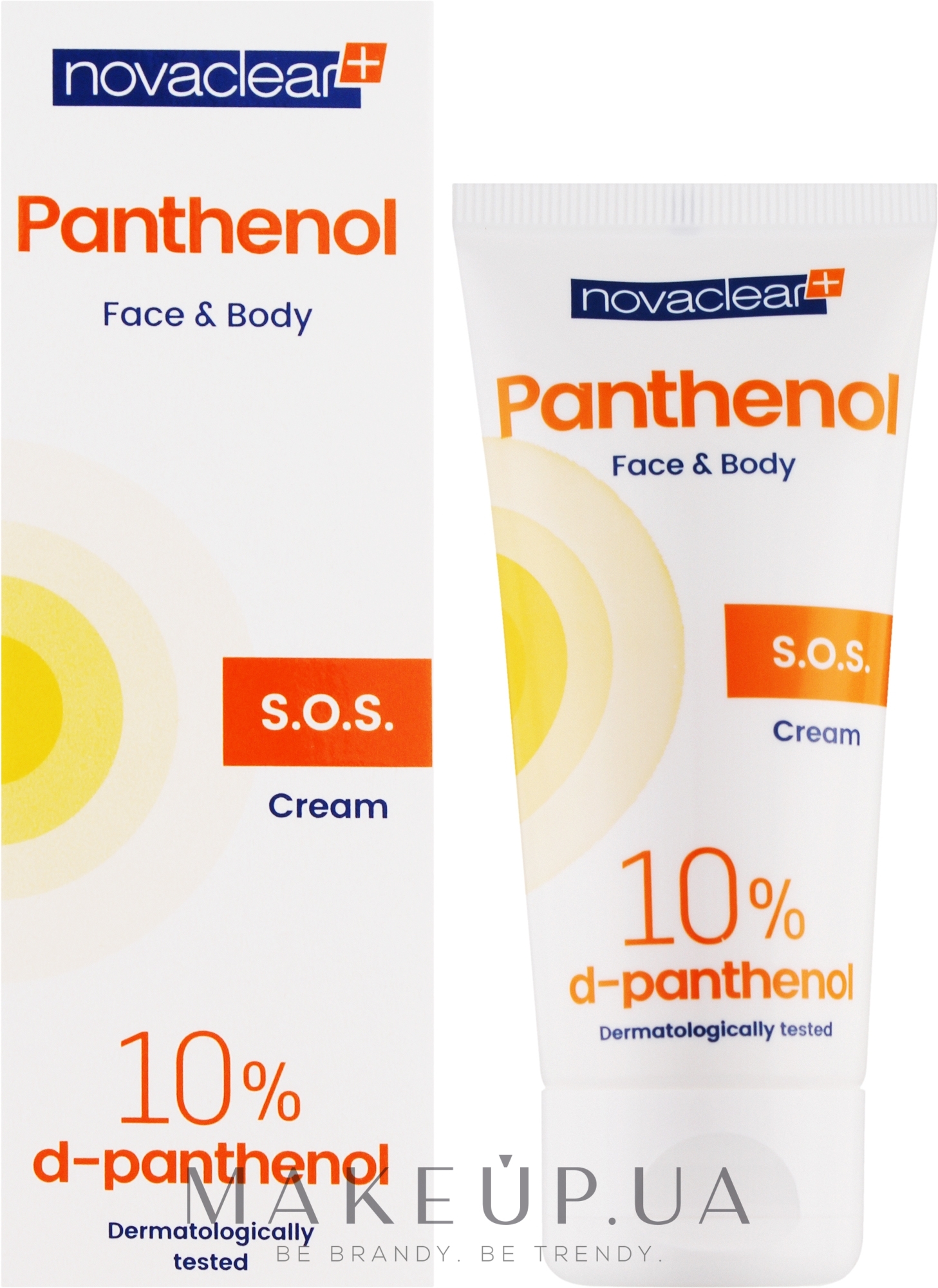 Крем после загара для лица и тела - Novaclear Panthenol S.O.S Face Body Cream After Sunbath — фото 50ml