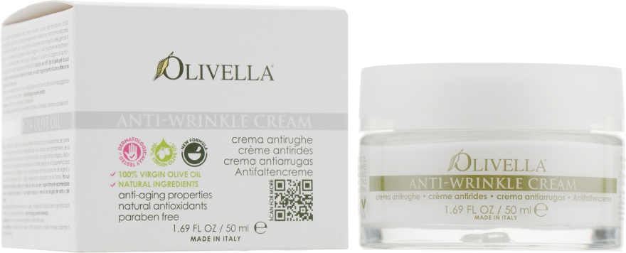 Крем для обличчя проти зморшок - Olivella Anti-Wrinkle Cream — фото N1