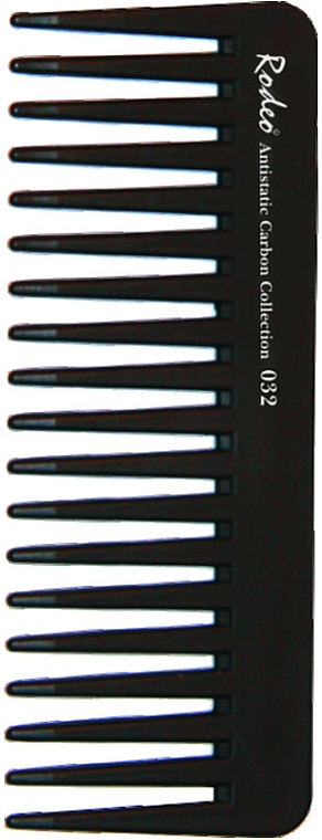 Гребень для волос, 032 - Rodeo Antistatic Carbon Comb Collection — фото N1