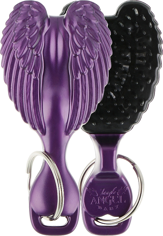 Расческа-брелок детская, фиолетовая - Tangle Angel Baby Brush Purple