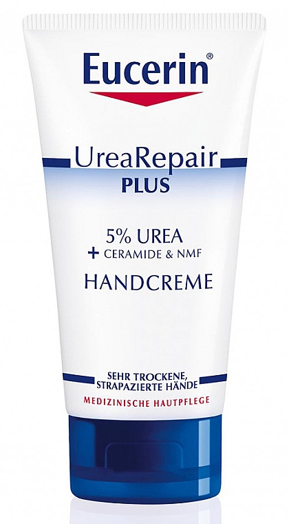 Восстанавливающий крем для рук - Eucerin Repair Hand Cream 5% Urea — фото N1