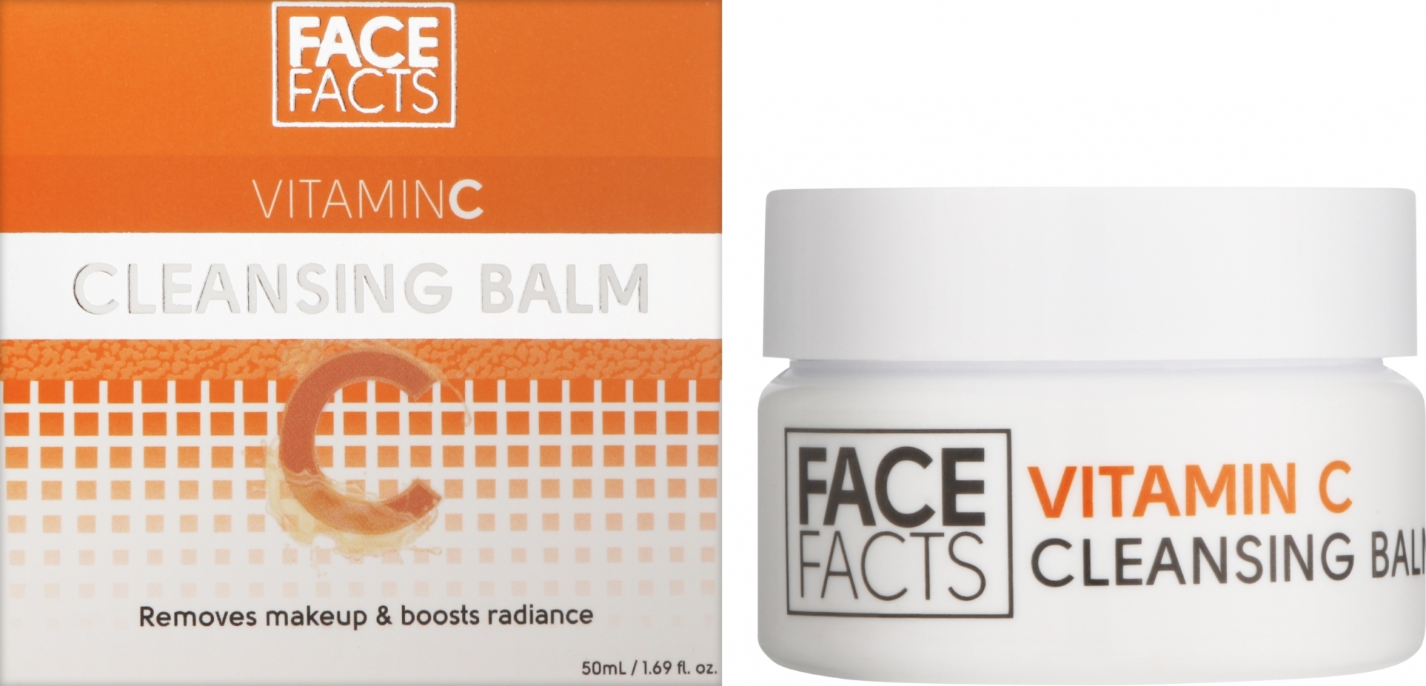 Бальзам для очищення шкіри обличчя з вітаміном С - Face Facts Vitamin C Cleansing Balm — фото 50ml