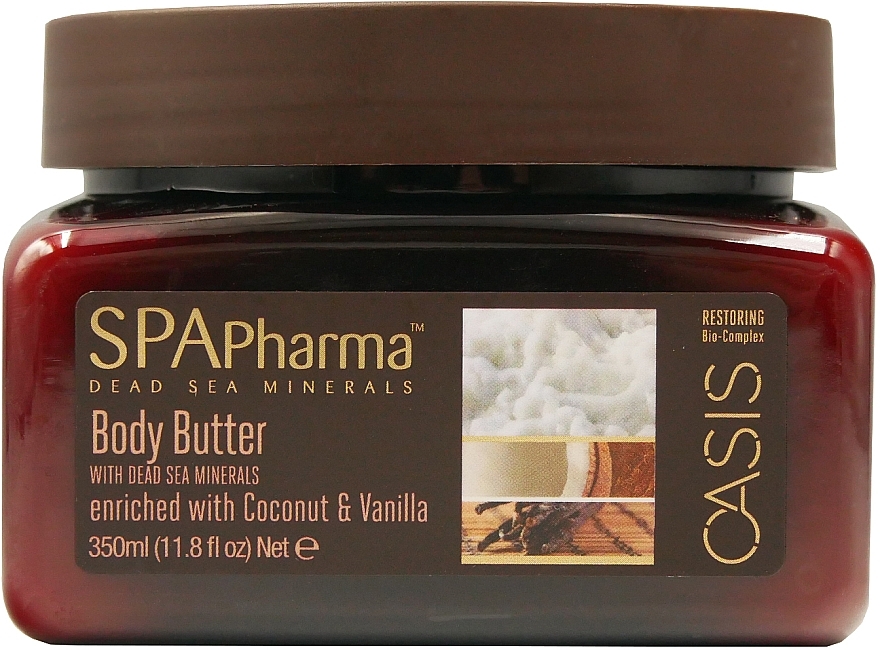 Масло для тела с ароматом кокоса и ванили - Spa Pharma Oasis Body Butter Enriched With Coconut & Vanilia — фото N1