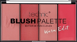 Палетка рум'ян для обличчя - Technic Cosmetics Blush Palette — фото N2