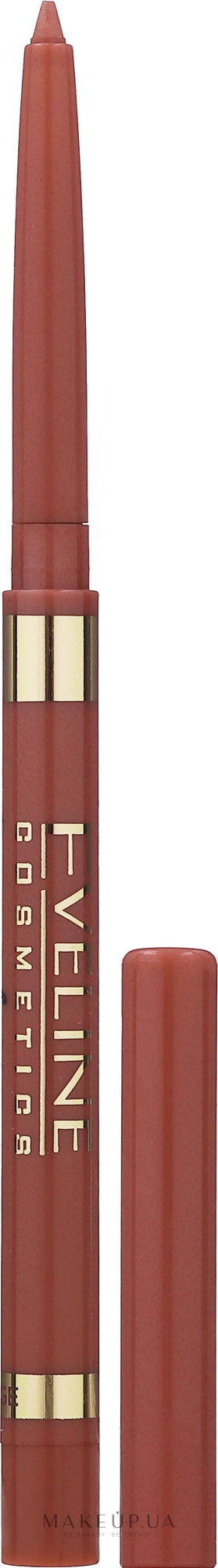 Автоматический карандаш для губ - Eveline Cosmetics Make A Shape Automatic Lip Liner — фото 01 - Milk Candy