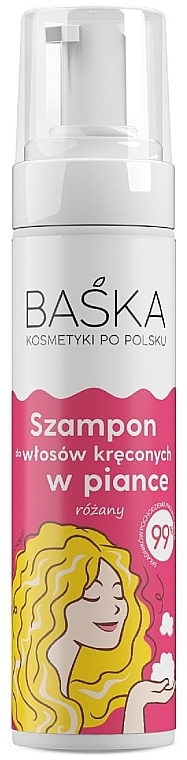 Шампунь-пена для волос "Роза" - Baska — фото N1