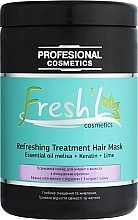 Духи, Парфюмерия, косметика Маска для жирных волос - Fresh'L Refreshing Treatment Hair Mask