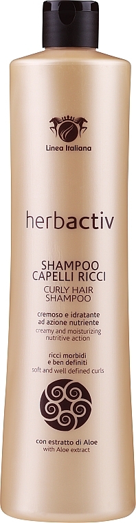 Шампунь для кудрявых волос - Linea Italiana Herbactiv Curly Hair Shampoo — фото N1