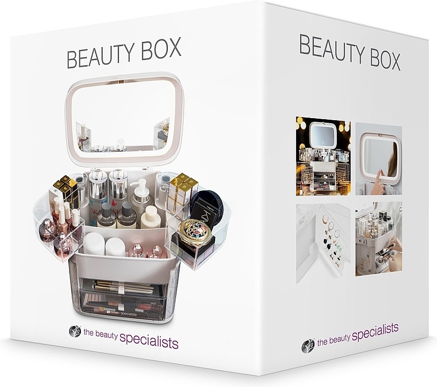 Органайзер косметический, белый - Rio-Beauty Ultimate Beauty Storage Vanity Case  — фото N3