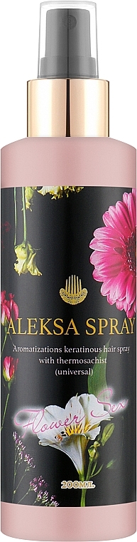 Aleksa Spray - Ароматизированный кератиновый спрей для волос AS12 — фото N1