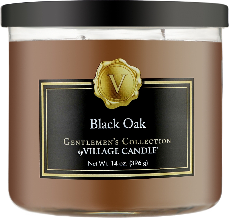 Ароматическая свеча "Черный дуб" - Village Candle Gentlemens Collection Black Oak — фото N1