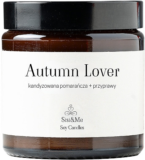Ароматична соєва свічка "Осінній коханець" - Sisi & Me Autumn Lover Soy Candle — фото N1