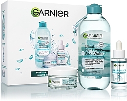 Парфумерія, косметика Набір - Garnier Skin Naturals Hyaluronic Aloe (cr/50ml + micc/wat/400ml + serum/30ml)