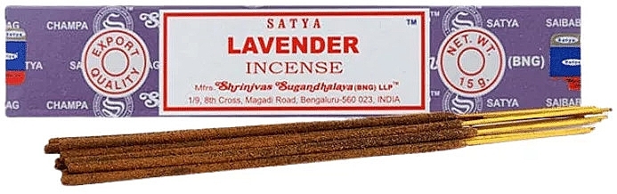 Благовония "Лаванда" - Satya Lavender Incense — фото N2