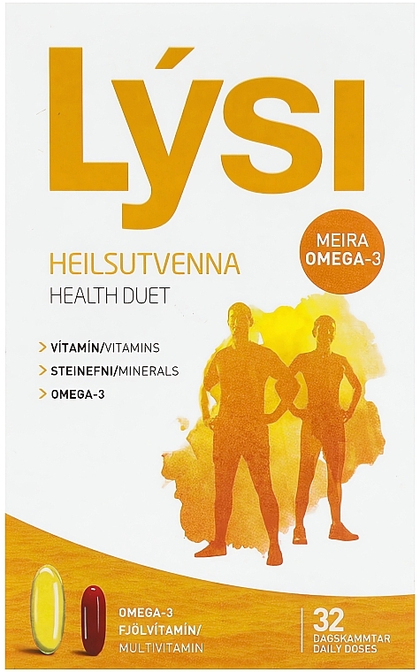 Омега-3 з мультивітамінами комплекс - Lysi Health Duet