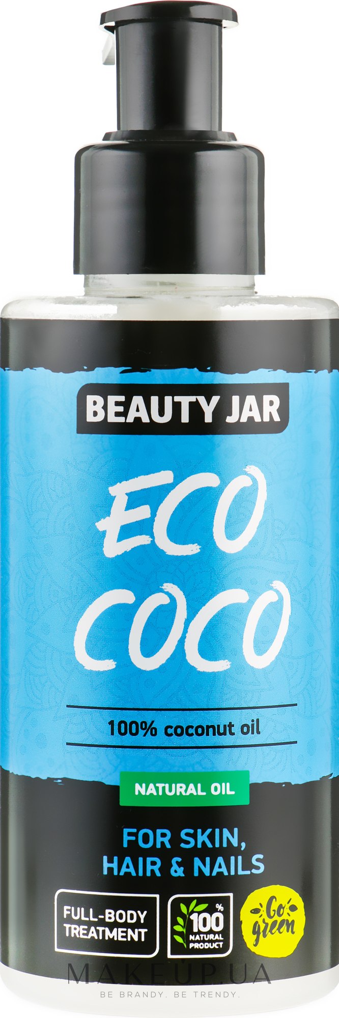 Натуральна олія для тіла з кокосом - Beauty Jar Eco Coco — фото 150ml