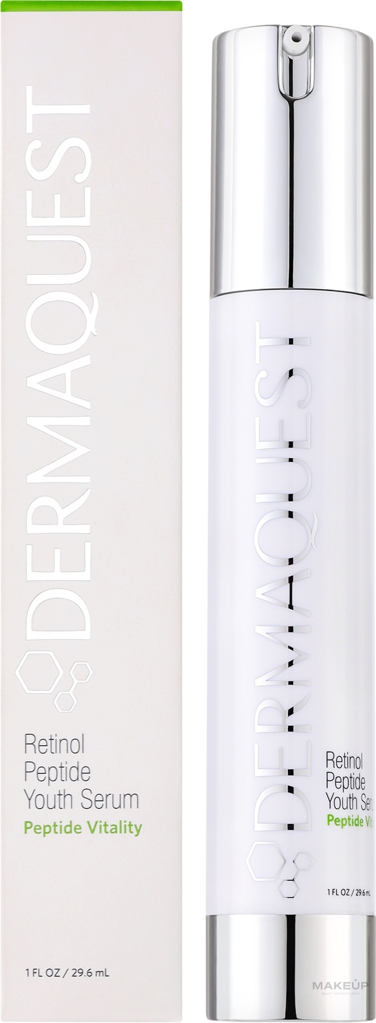 Омолоджувальна сироватка з ретинолом і пептидами - Dermaquest Peptide Vitality Retinol Peptide Youth Serum — фото 29.6ml