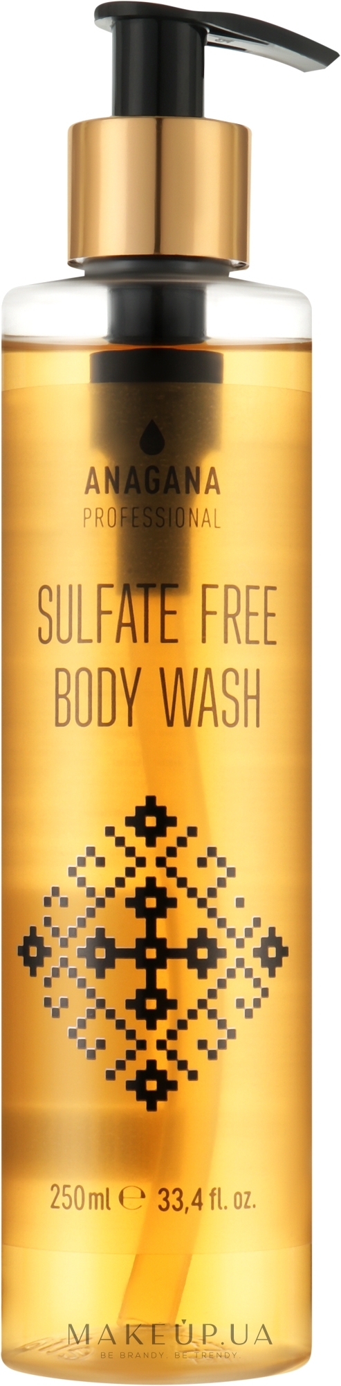 Бессульфатный гель для душа - Anagana Professional Sulfate Free Body Wash — фото 250ml