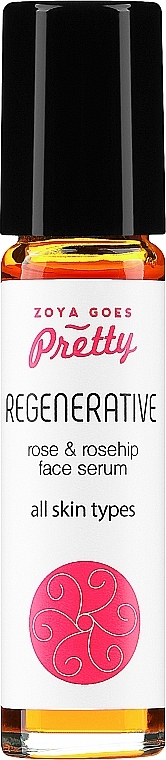 Відновлювальна сироватка для обличчя із шипшиною та трояндою - Zoya Goes Rosehip & Rose Face Serum Regenerative — фото N1