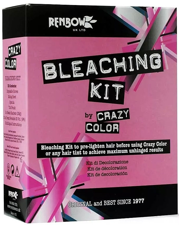 Набор, 5 предметов - Crazy Color Bleaching Kit — фото N1