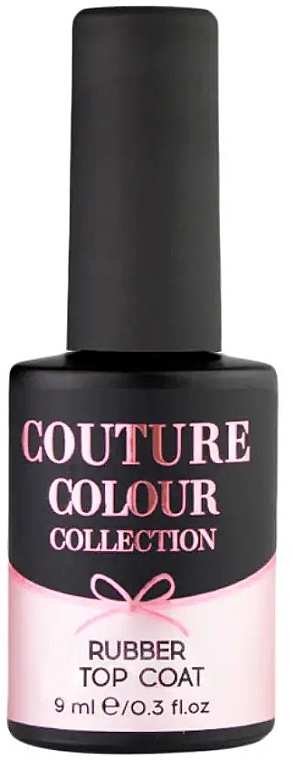 Закрепитель гель-лака - Couture Colour Rubber Top Coat — фото N1