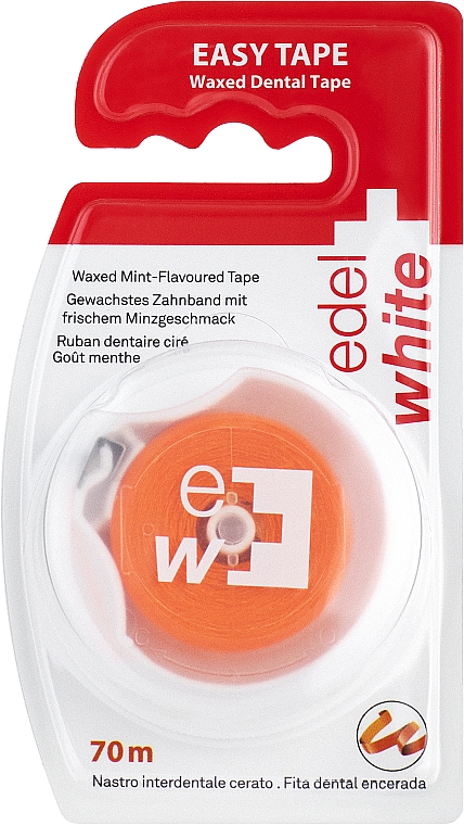 Вощена зубна стрічка-флос - Edel+White Waxed Dental Tape