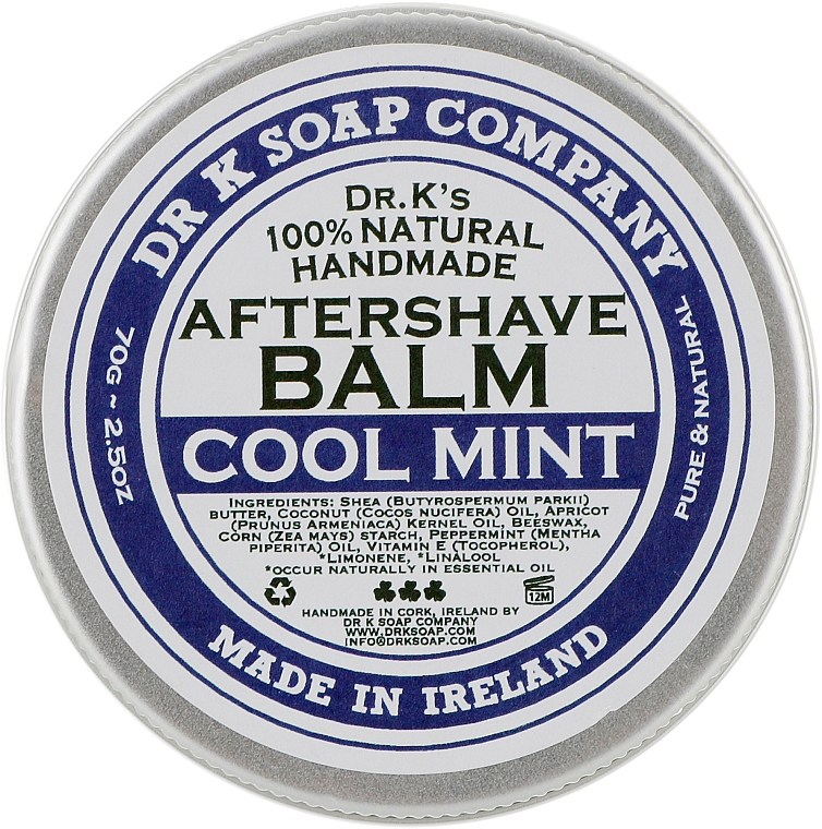 Бальзам после бритья "Прохладная мята" - Dr K Soap Company Aftershave Balm Cool Mint — фото N1