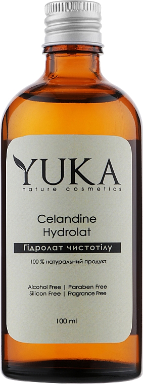Гидролат чистотела - Yuka Hydrolat Celandine — фото N1