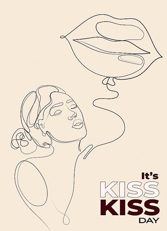 Открытка №2 "Kiss day" - MAKEUP