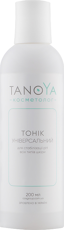Тоник универсальный для стабилизации рН для всех типов кожи - Tanoya Косметолог