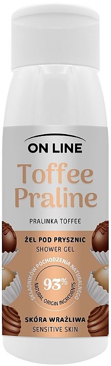 Гель для душу для чутливої шкіри - On Line Toffee Praline Shower Gel — фото N1