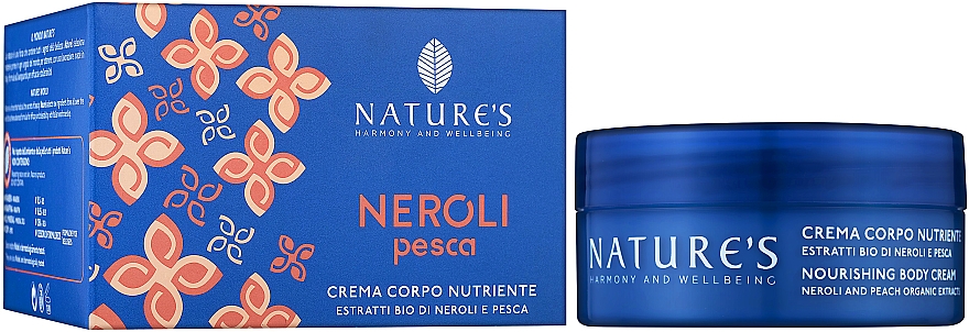 Живильний крем для тіла - Nature's Neroli Pesca Nourishing Body Cream — фото N2
