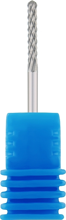 Насадка для фрезера твердосплав Cylindrical Shape, синяя - Vizavi Professional — фото N1