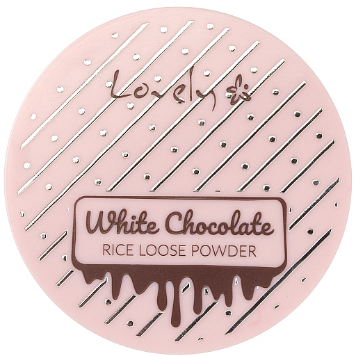 Фиксирующая рисовая пудра для лица - Lovely White Chocolate Loose Powder — фото N1