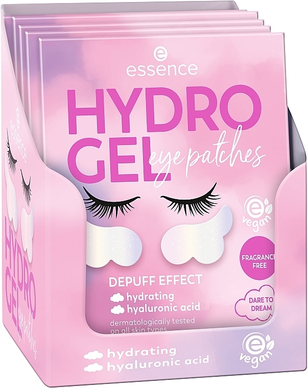 Патчі під очі "Не бійтеся мріяти" - Essence Hydro Gel Dare To Dream Eye Patches — фото N5