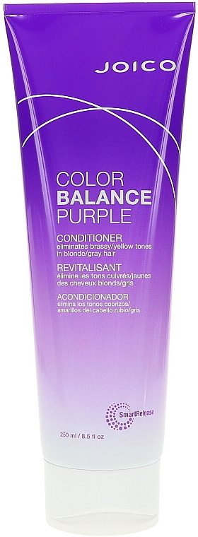 Оттеночный кондиционер для нейтрализации желтизны для светлых и седых волос - Joico Color Balance Purple Conditioner — фото N1