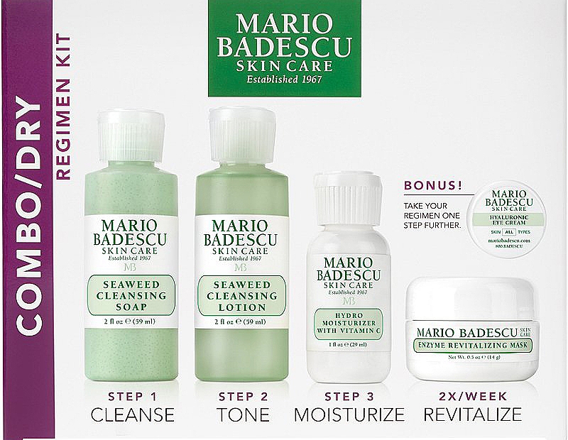 Набор , 5 продуктов - Mario Badescu Combo Dry Regimen Kit  — фото N1