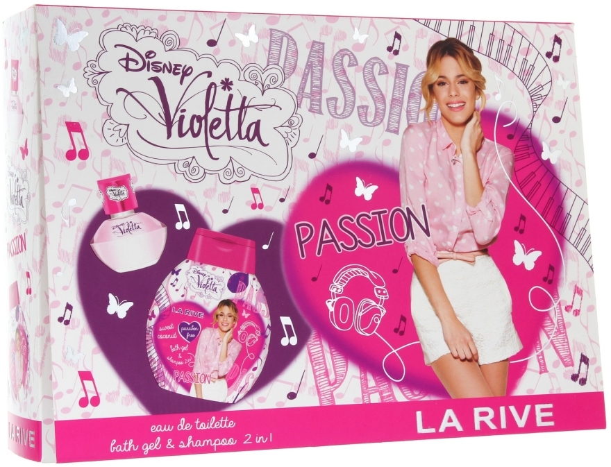 La Rive Violetta Passion - Набор (edt/20ml + sh/gel/250ml)