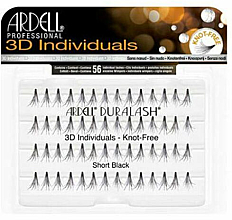 Парфумерія, косметика Набір пучкових вій - Ardell Duralash 3D Individuals Short Black 75941