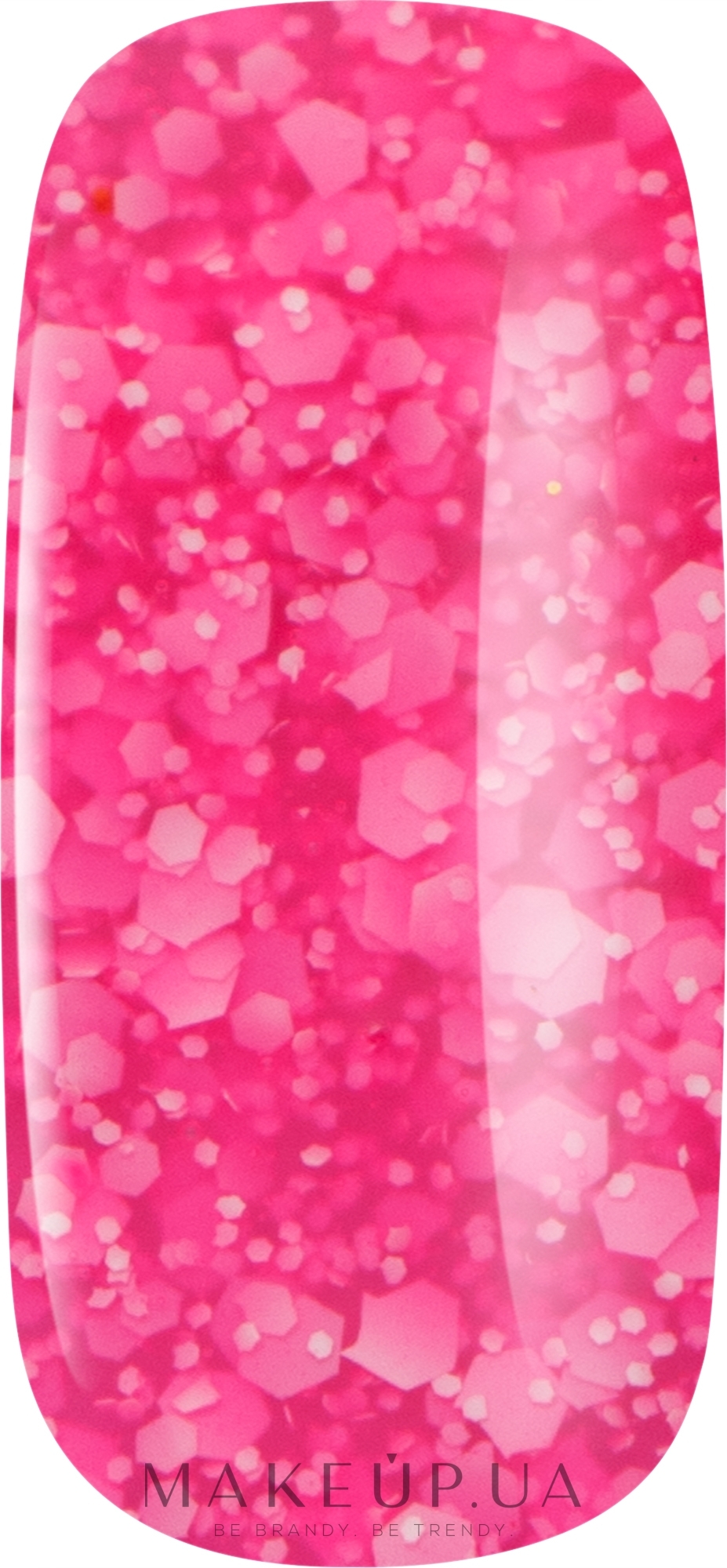 Гель-лак з білими пластівцями - Reglance Gel Polish — фото 186 - Ярко-розовый
