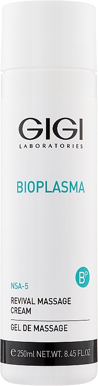 Масажний крем - Gigi Bioplasma NSA-5 Revival Massage Cream — фото N1
