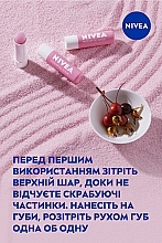 Скраб-бальзам для губ з олією шипшини - NIVEA Caring Scrub Super Soft Lips Rosehip Oil + Vitamin E — фото N8