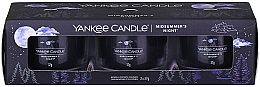 Набор ароматических свечей "Летняя ночь" - Yankee Candle Midsummer's Night (candle/3x37g) — фото N1