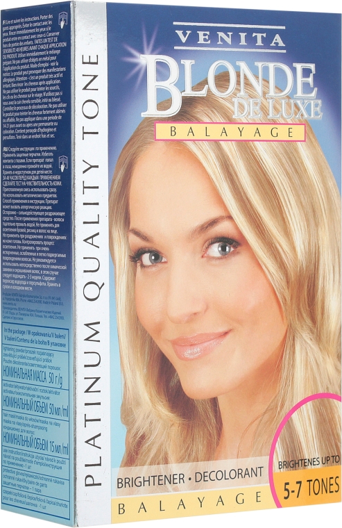 Освітлювач для волосся - Venita Blonde De Luxe Intense — фото N1