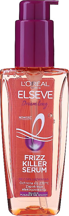 Разглаживающая сыворотка для волос - L'Oreal Paris Elseve Dream Long Serum — фото N1