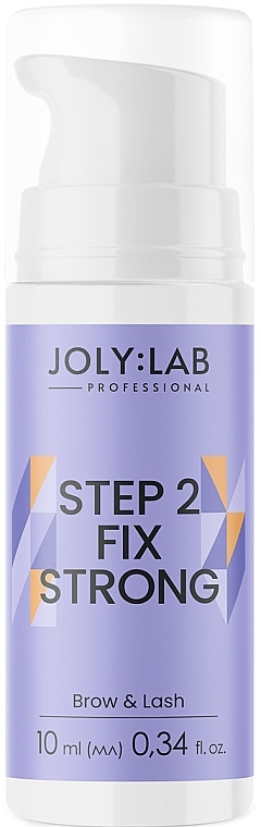 Средство для ламинирования бровей и ресниц - Joly:Lab Step 2 Fix Strong — фото N2