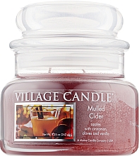 Ароматическая свеча в банке "Глинтвейн" - Village Candle Mulled Cider — фото N2
