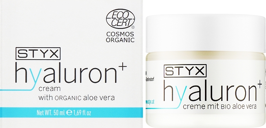 Крем для обличчя з гіалуроновою кислотою - Styx Naturcosmetic Hyaluron+ Serum Creme Mit Bio Aloe Vera — фото N2